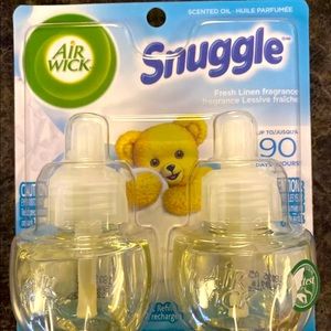 Air Wick Snuggle Fresh Linen‎ Scent  Oil Warmer
